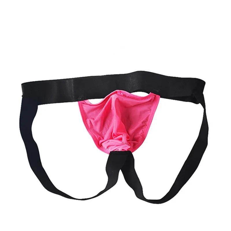 Сексуальные мужские нейлоновые стринги бандаж трусы с мешочком для пениса и