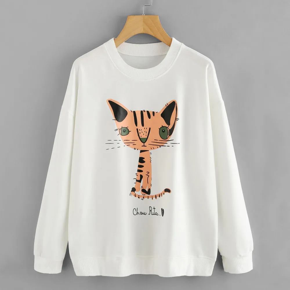 Feitong толстовки Для женщин 2018 Брендовые женские с длинным рукавом Твердые Цвет