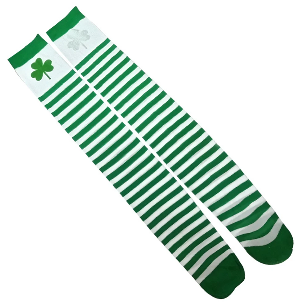 3 шт. ST Patrick Day Clover чулки без рукавов с буквенным принтом Аксессуары: