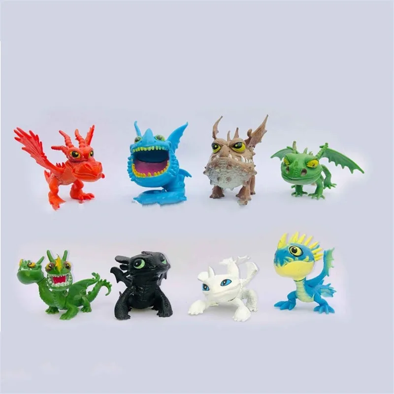 5 no box Светильник Fury Как приручить дракона 3 светильник Fury Беззубик куклы Decoration Toy дракон фигурки Рождественский подарок - Цвет: 5 no box