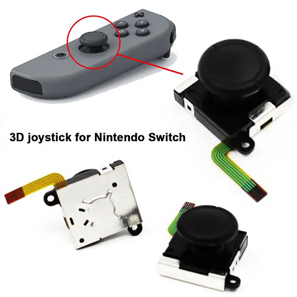Замена контроллера аналоговый Joy-con 3D палка рокер большой палец Переключатель