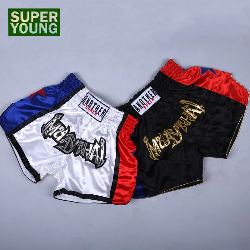 Kick Boxing MMa Kids Boy Muay Thai шорты для мужчин и женщин борьбы девочек тренировок