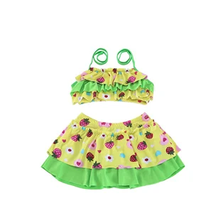 YN8605 Green Солнечный eva купальники дети бикини девочка ребенок бикини купальник девочка ребенок 2 шт. хвост русалки дети девочка бикини пляж - Цвет: YN8605 Green