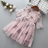 girls dress elegant summer holiday xmas cute children boutique clothes for girl 2019 princess party dresses 4 5 6 years clothing