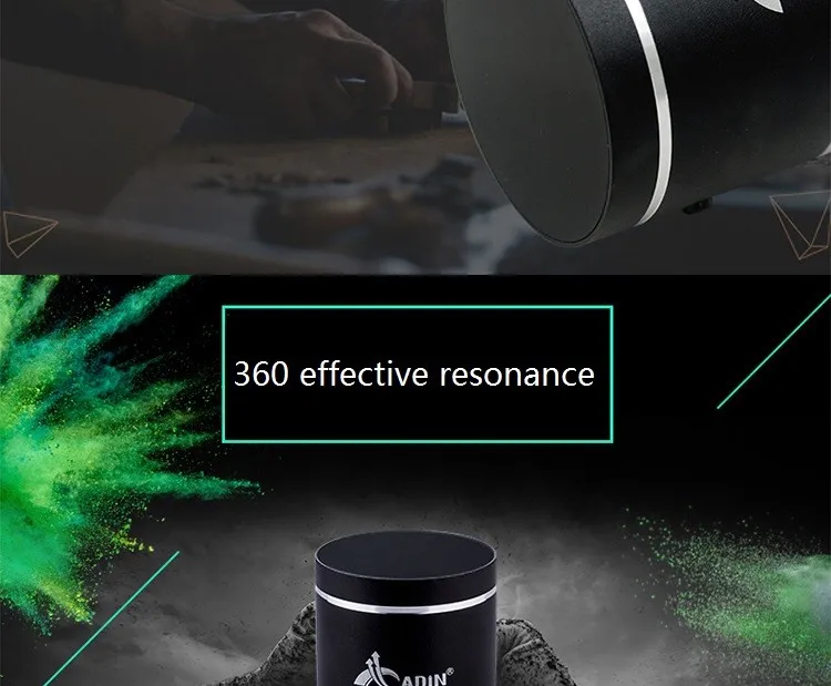 ADIN 15 Вт вибрационные колонки Bluetooth мини колонки FM TF компьютер телефон беспроводной сабвуфер Hifi 3D Вибрационный динамик 1100 мАч
