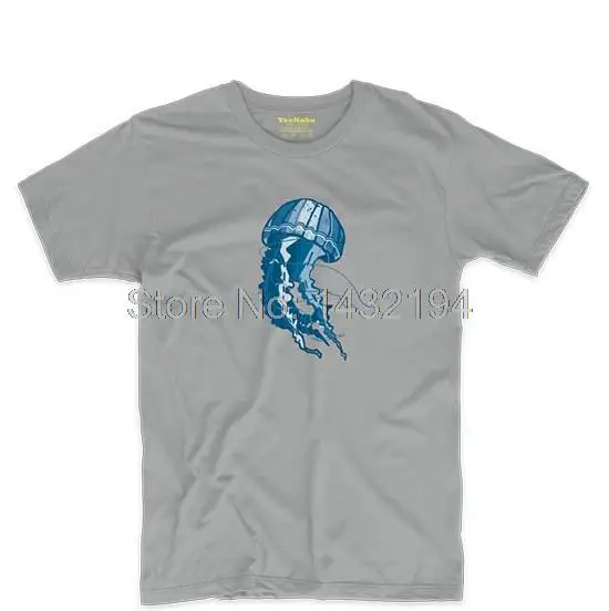 When Diver Meet Huge Jellyfish Mens &amp Womens Trendy T Shirt Comfortable | Мужская одежда