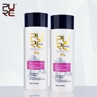 Purc 2 шт. 100 мл кератин выпрямления и лечение волос бразильский шоколад обработка кератина формалина 5% выпрямитель для волос