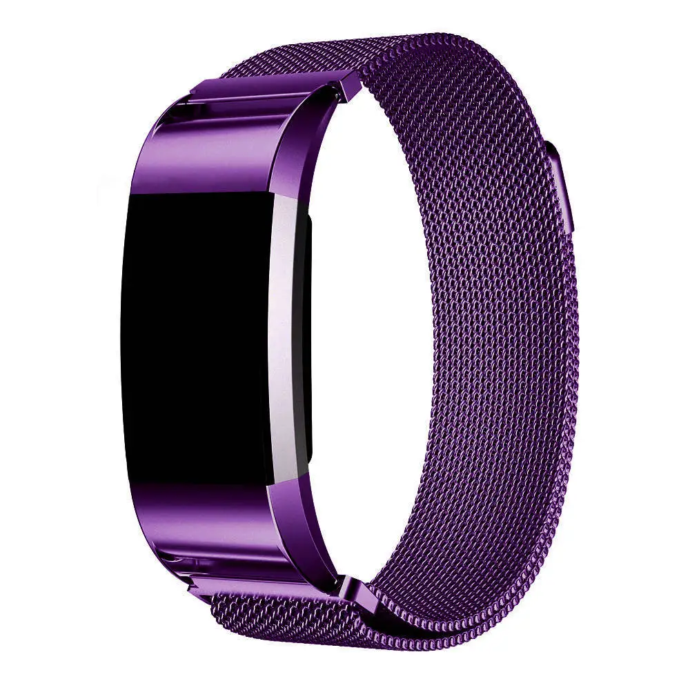 Магнитный ремешок из нержавеющей стали для Fitbit Charge 2 сменный fitbit Charge2 браслет