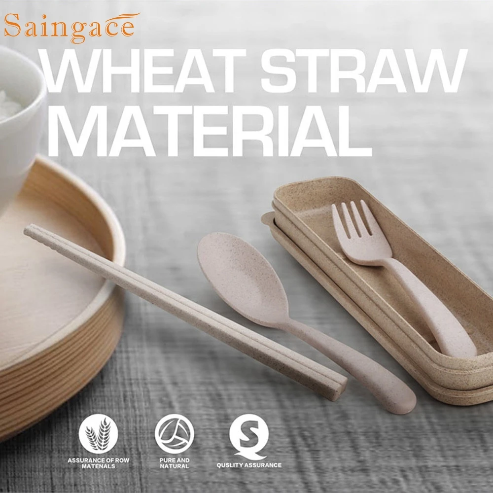 3 шт. портативная посуда для креативных студентов путешествий палочек ложек