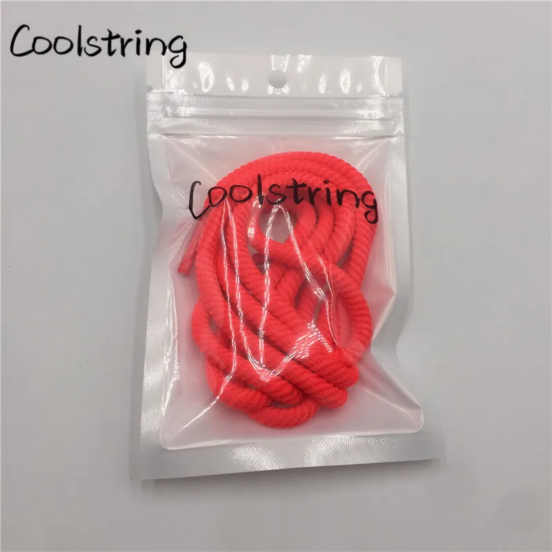 Coolstring яркие цвета 5 мм Спиральные круглые полиэфирные шнурки Новинка спортивные шнурки для альпинизма Баскетбольная обувь шнурки
