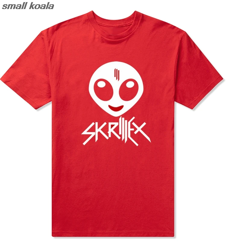 Skrillex футболки для мужчин рок-группа футболка с принтом в стиле хип-хоп мужские хлопковые футболки наивысшего качества с коротким рукавом забавные DJ футболки топы
