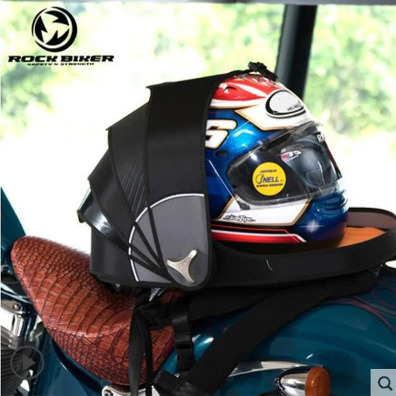 Новинка 2018 Байкерский рюкзак ROCK для мотоцикла сумка мотоциклетного шлема