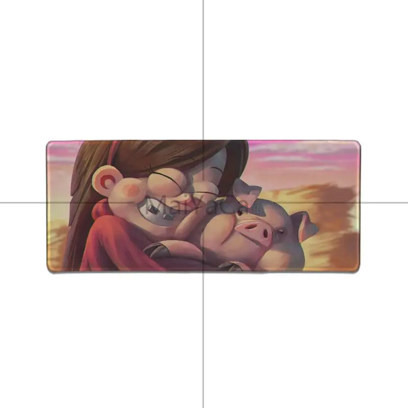 Lock Edge 30x80cm Maiyaca, игровой коврик для мыши из натурального каучука с Гравити Фолз, коврик для мыши, игровой коврик для мыши, геймера, для ноутбука, клавиатура, коврик - Цвет: Lock Edge 30x80cm