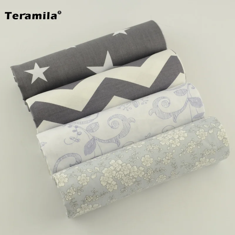 Хлопок teramila FabricFloral/star/wave дизайн 40 см x 50 настольная одежда 4 шт материалы для