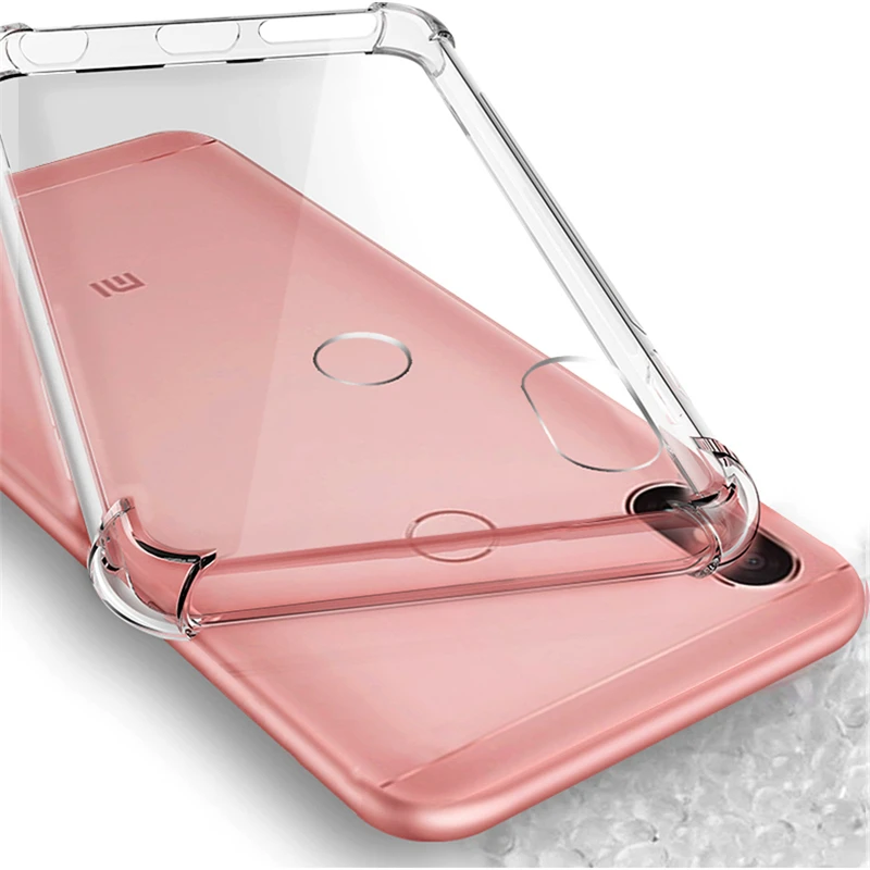 Shockproof Soft Case for Xiaomi F1 5X 6X 6 8 SE Lite Mix 2s Max 3 On Redmi 6A Pro 5 Plus Note Clear Transparent Silicone Cover |