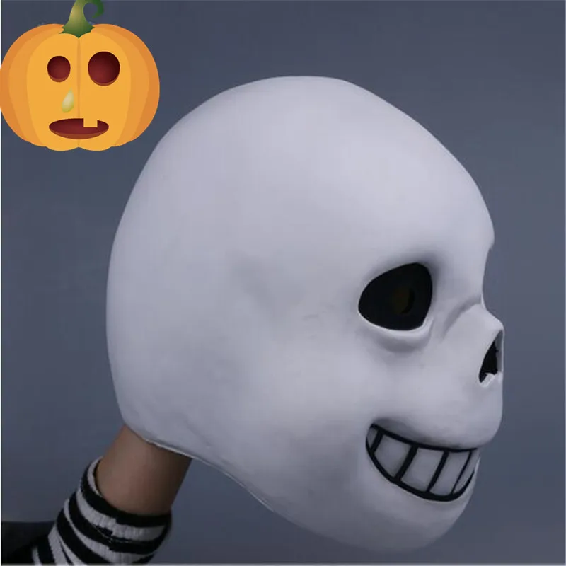Топ Класс игры Undertale маска жесткий латекс Косплэй без папируса шлем для