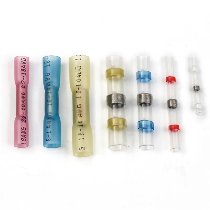 150 шт. Ассорти муфта для припоя кабель провода термоусадочные стыковые