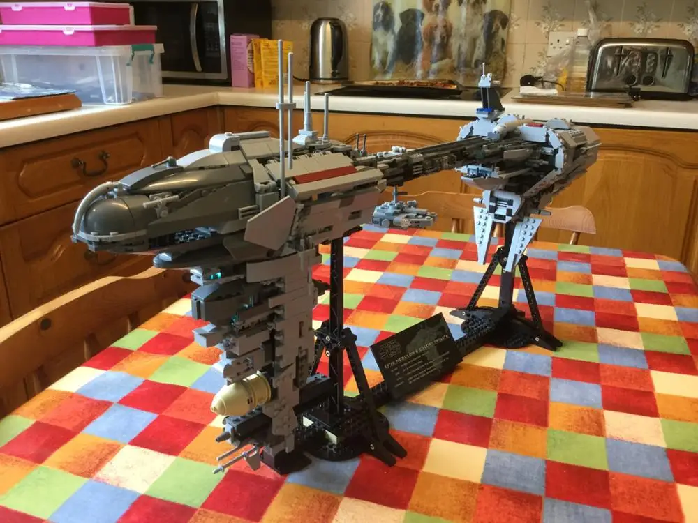 Блок Star Plan UCS EF76 Nebulon B медицинский эскорт фрегат строительные блоки модель