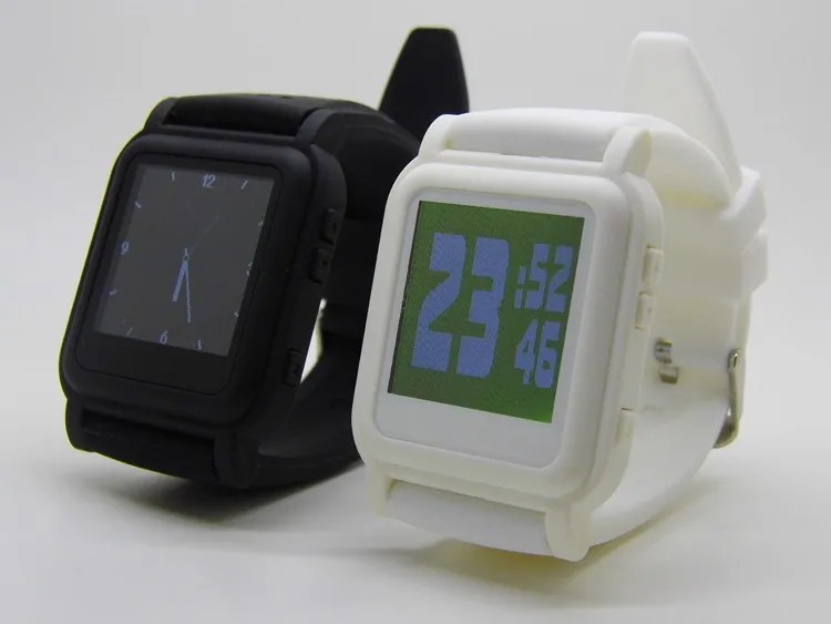 Бесплатная доставка горячей продажи mp4 плеер часы с музыка видео электронная