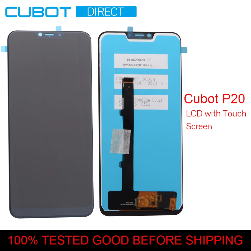Cubot P20 оригинальный новый дисплей Замена сборка для телефона TP сенсорный экран +