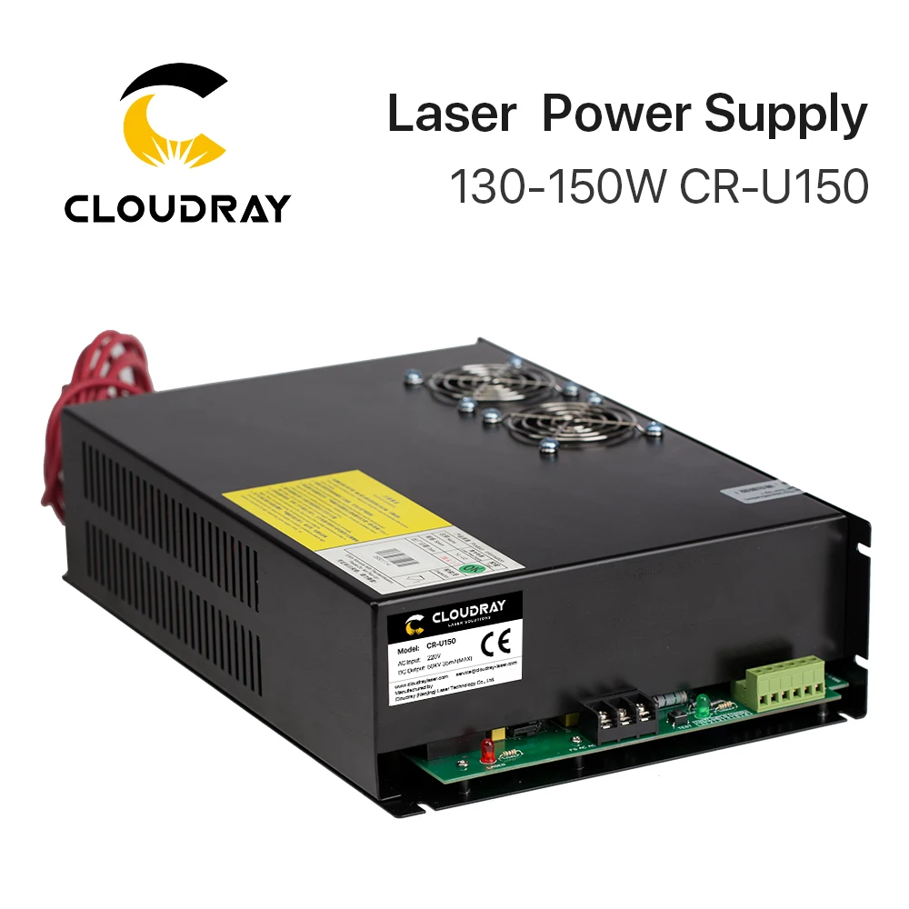 Cloudray 130 150 Вт CO2 лазерный источник питания для лазерной гравировки режущего станка