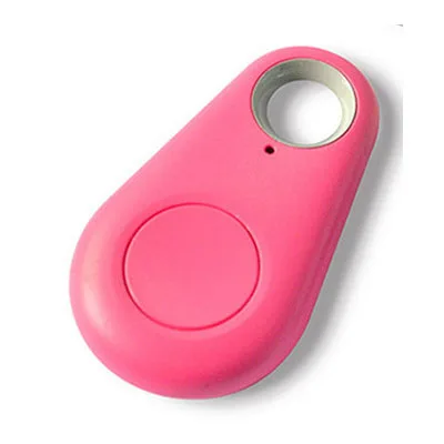 Pink Беспроводной за питомцем с Bluetooth трекер Key Finder умный трекер собака Водонепроницаемый анти-потерянный Bluetooth GPS для мотоцикла велосипед детский трекеры 3 V - Цвет: Pink