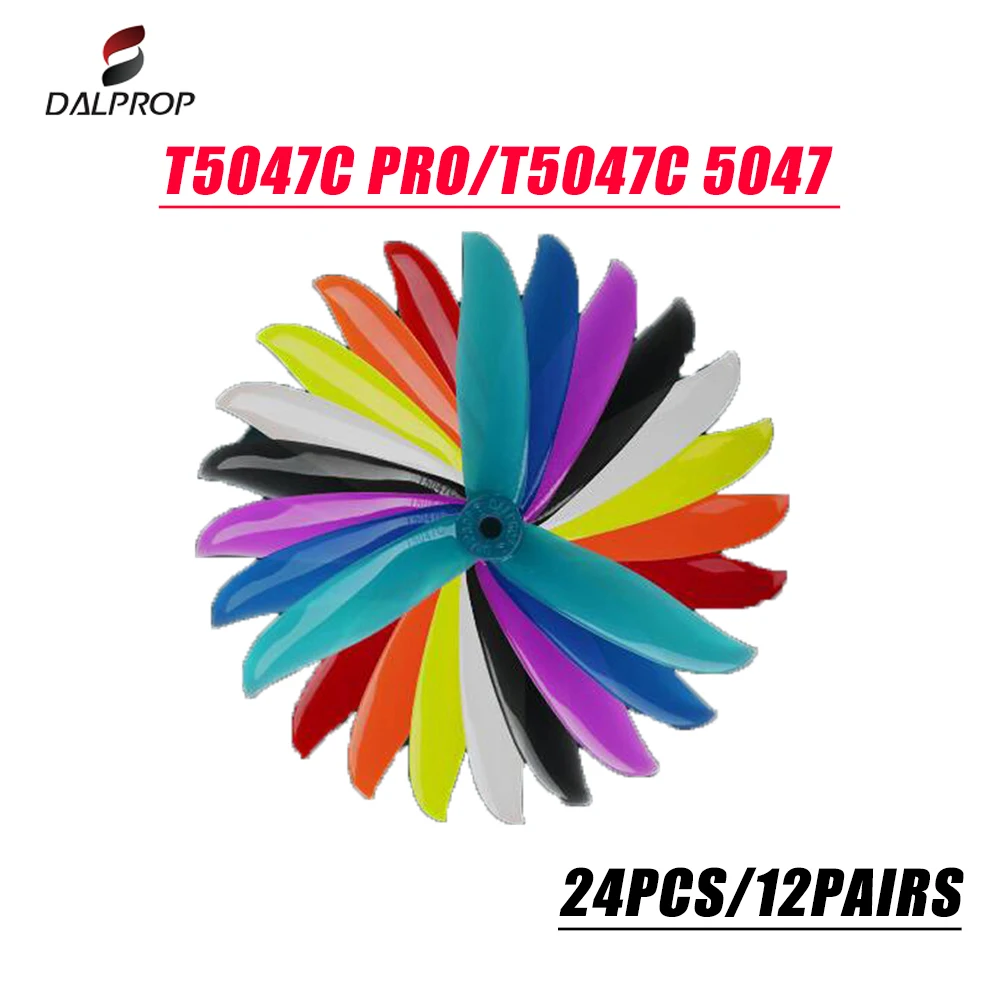 Фото 24 pcs / 12 pair DALPROP CYCLONE T5047C 5047 /T5047C PRO 3-Blade POPO CW CCW Racing Propeller For RC Drone FPV Models Part Игрушки и 24 pcs / 12 pair DALPROP CYCLONE T5047C 5047 /T5047C PRO 3-Blade POPO CW CCW Racing Propeller For RC Drone FPV Models Part Игрушки и