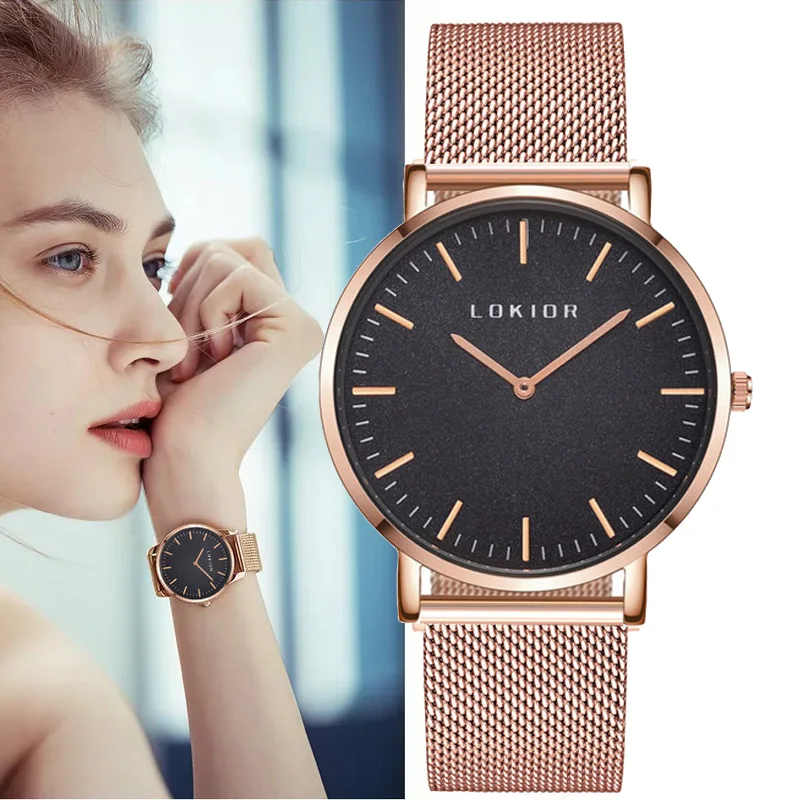 Роскошные Брендовые женские часы модные ультратонкие с циферблатом браслет