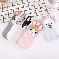 peonfly kitty beloved daughter cotton leisure korean dog cute funny socks female hosiery women manufactor kawaii