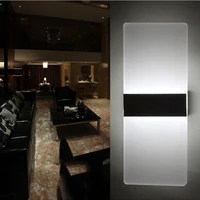 led wall light up down cube indoor outdoor sconce lighting lamp fixture decor mjj88