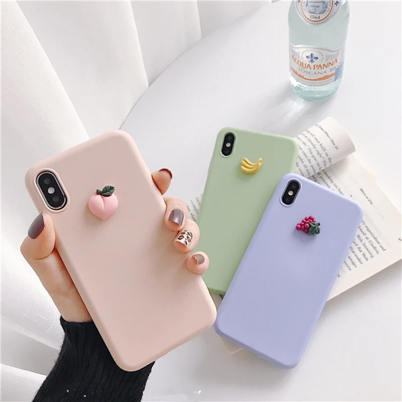 Милый 3D силиконовый чехол для iphone X XR XS 11 Pro MAX 6S 7 8 plus samsung S10 S9 S8 Note 10 9|Бамперы| |