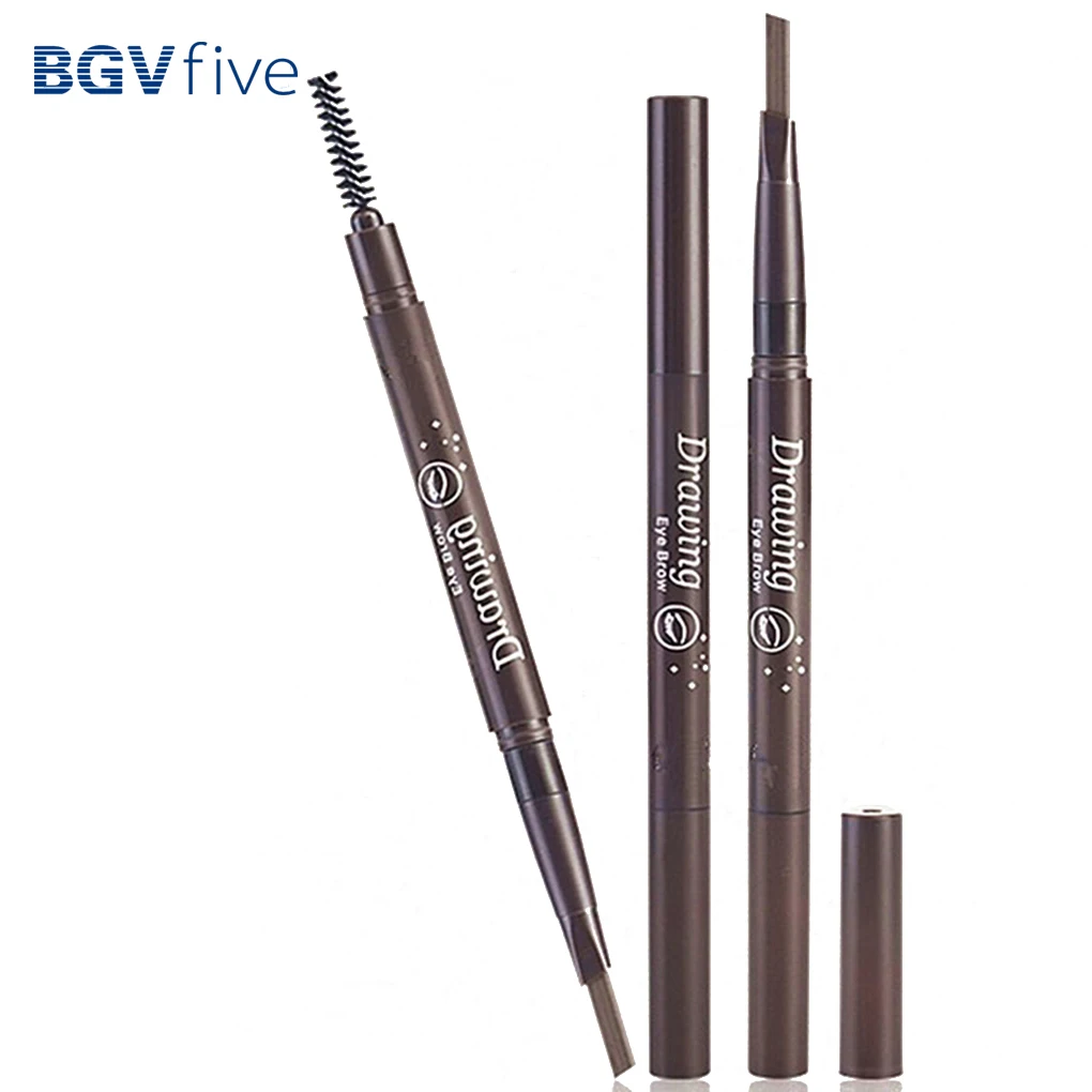 

Eyebrow Pencil 2 In 1 Cosmetics Makeup Double Head Eyebrow Pencil With Brush Waterproof