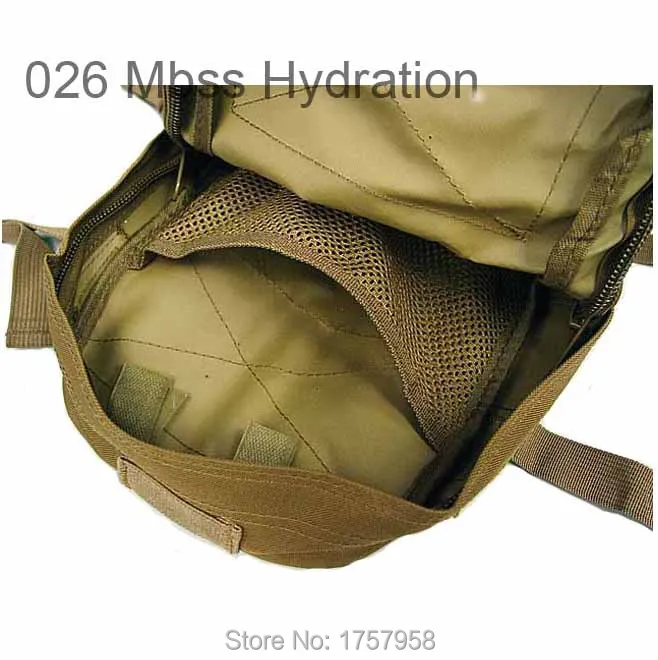 Molle MBSS 3L гидратационный водный рюкзак для тактического жилета для путешествий, езды на велосипеде, велосипеда, сумка для воды