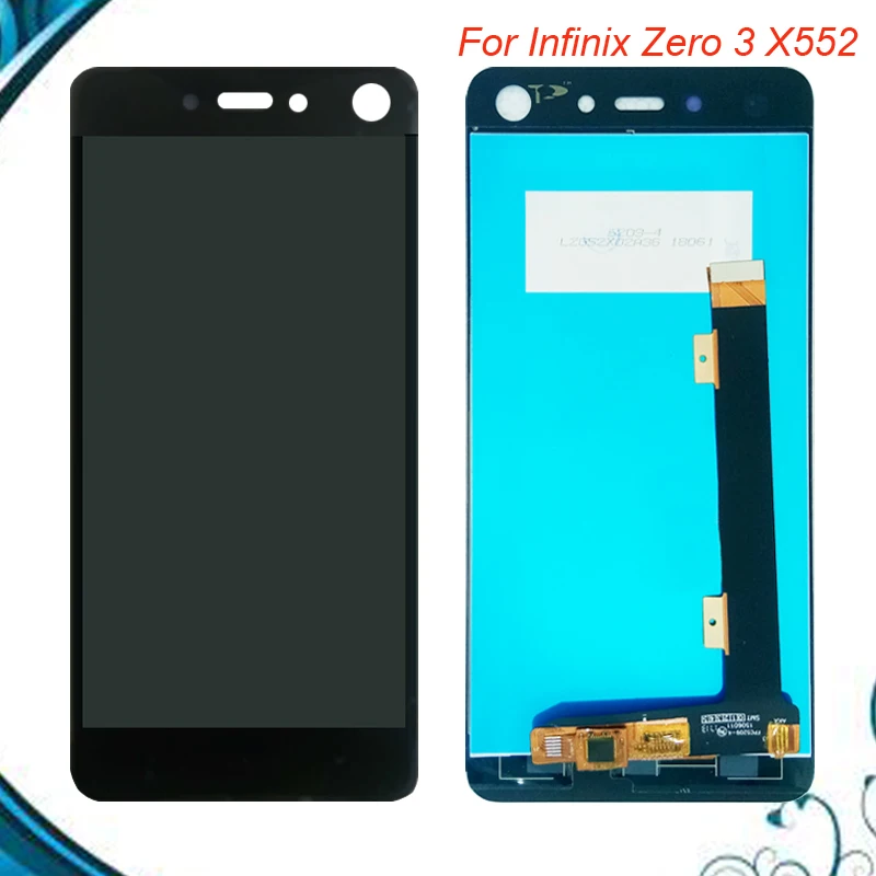 100% протестирован ОК для infinix Hot 4 X557 и ZERO 3 X552 полный ЖК дисплей сенсорный экран в