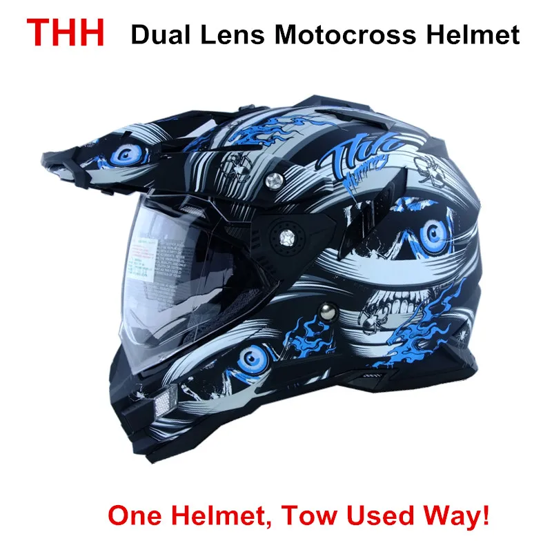 Горячая Распродажа THH шлемы Мото Кросс внедорожный Шлем capacete каско мото гоночный