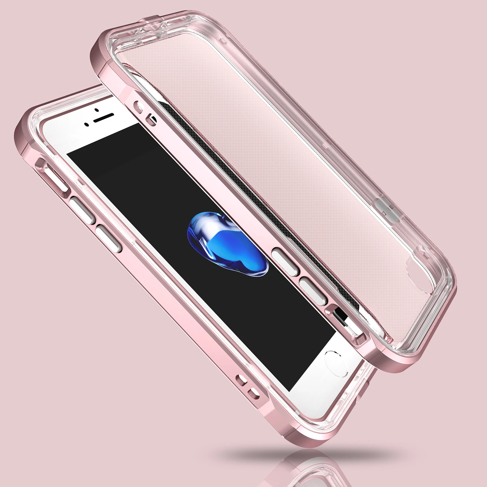 Iph 7 Plus высокое качество прозрачный силиконовый чехол для телефона iPhone плюс 5.5