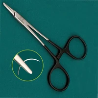black handle double eyelid needle holder stainless steel needle holder surgical suture tool 12 5cm