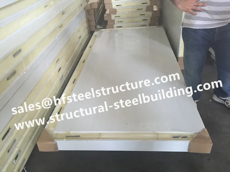 Оцинкованная полиуретановая сэндвич панель шириной 950 мм изоляционный материал