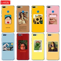 case for huawei honor 10 v10 3c 4c 5c 5x 4a 6a 6c pro 6x 7x 6 7 8 9 lite case silicone cover phone shells fashion design art