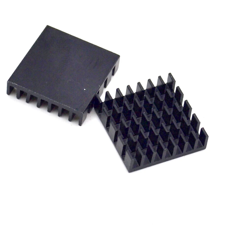 5pcs Heat sink 22*22*10MM (black slotted) high-quality radiator heat | Компьютеры и офис
