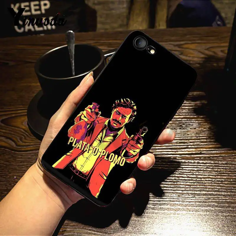Yinuoda для iPhone 7 6 X Чехол Lead Narcos Pablo Escobar самые классные аксессуары телефонов 7X6 6S 8 Plus 5