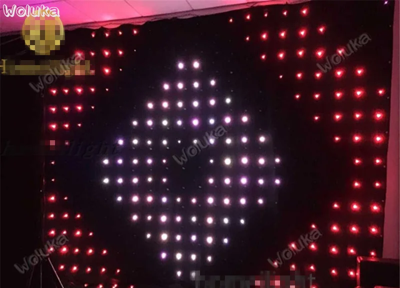 Тканевый фон для видеосъемки P18 RGB светодиодный видеоэкран занавеска DJ Booth CD50 W03 |