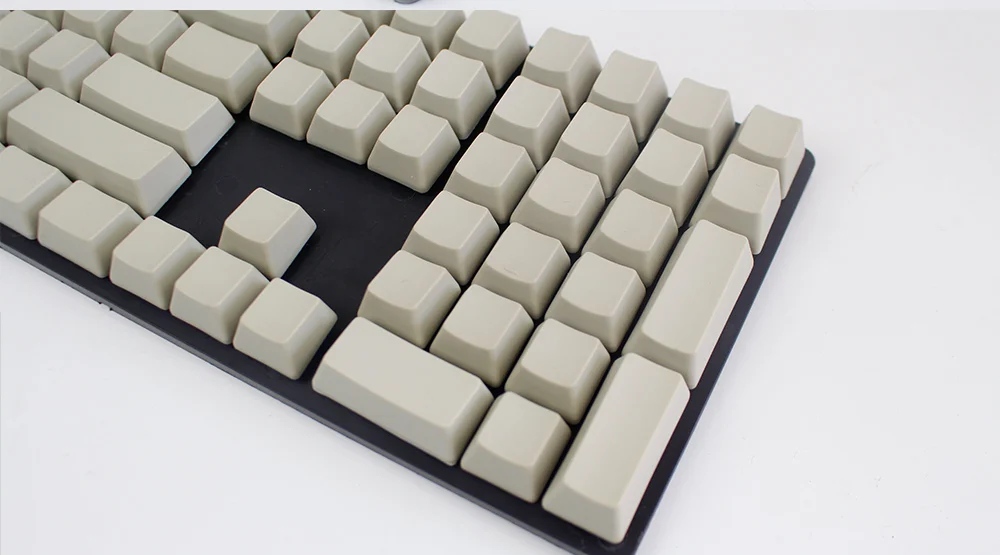 NPKC пустой Печатный 108 клавиш смешанный цвет OEM профиль толстые pbt колпачки для wried usb mechaniacal игровая клавиатура keycap