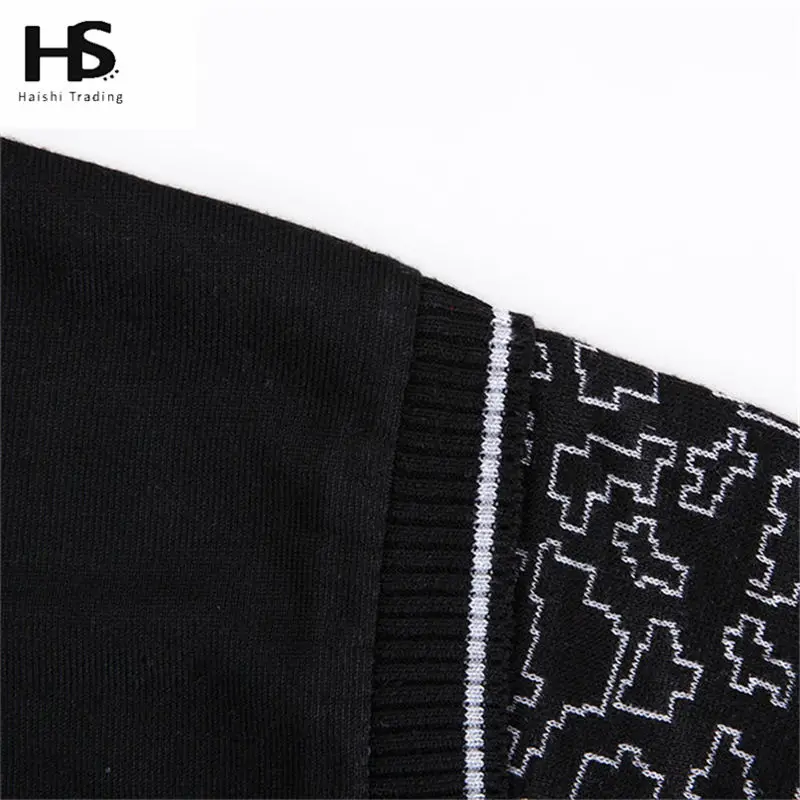 Мода Ложные Два Шерстяной Свитер Мужской Одежды Мужские Свитера С Длинным