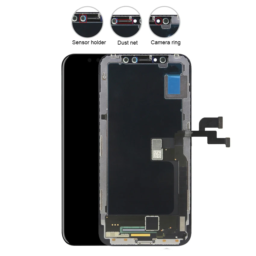 Поддержка программы True Tone ЖК-экран для iPhone X дисплей OLED качество сенсорный экран