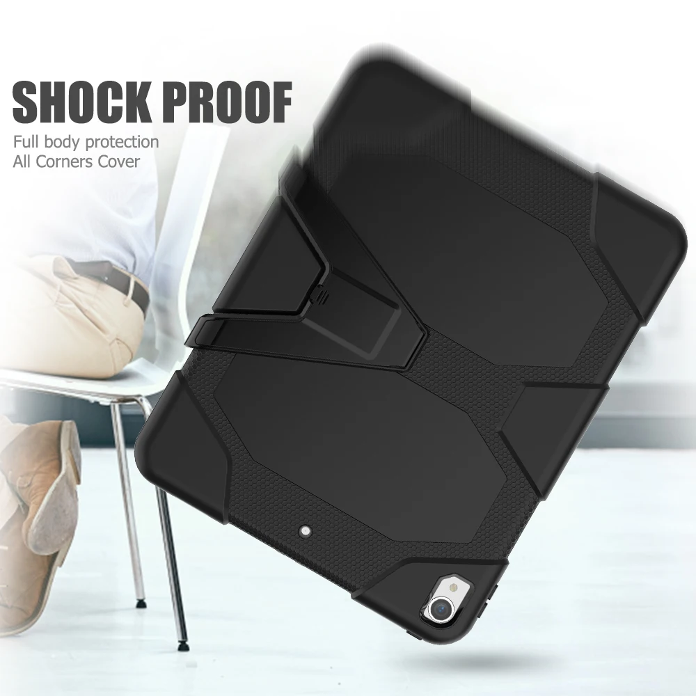Чехол для ipad pro 12,"() панцири подставки Крышка для Apple ipad pro 12,9 дюймов Heavy Duty PC+ Силиконовый защитный плёнки ручка