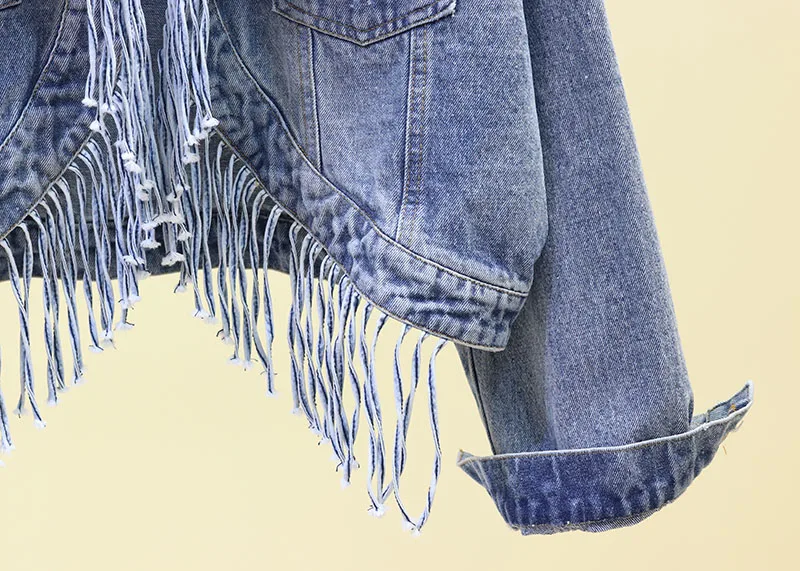 Короткая куртка для женщин сезон весна осень Новинка Свободное пальто девочек