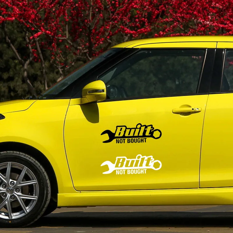 Виниловая наклейка для автомобиля Забавный строительный ключ на машину мотоцикл