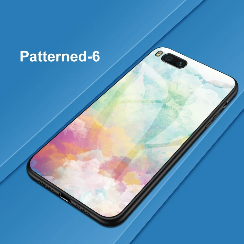 Pattern 06 Красочный чехол из закаленного стекла для телефона для huawei P30 P10 P20 Lite Коврики 10 20 Pro Nova 2 2i 3 3i Honor 10 8 9 Lite 8X 7C чехол Coque - Цвет: Pattern 06