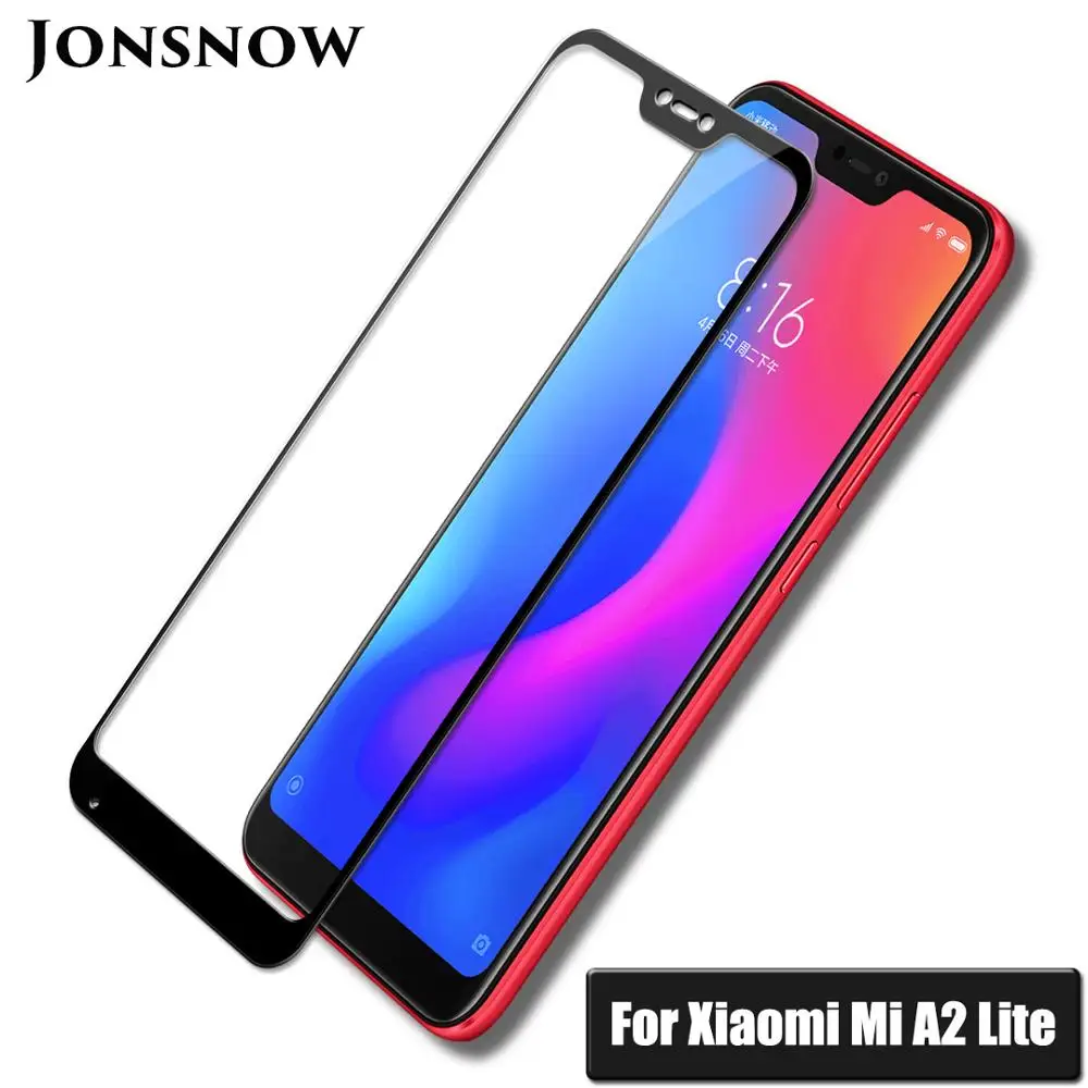 Стекло JONSNOW с полным покрытием для Xiaomi Mi A2 Lite 5 84 дюйма защитная пленка 9H 99
